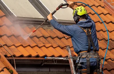 Démoussage et hydrofuge de toiture à Feux